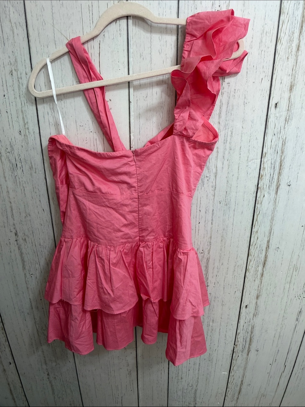 NWT Hello Molly RUFFLED OUT DRESS PINK - Picture 12 of 16